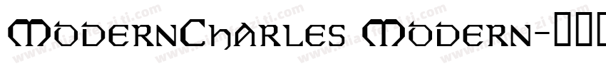 ModernCharles Modern字体转换